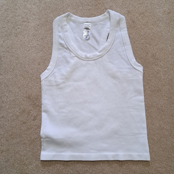 Reflex Set Of 3 Tanks Racer Back Ribbed Seamless Grey White Blue Size Medium - Picture 2 of 13